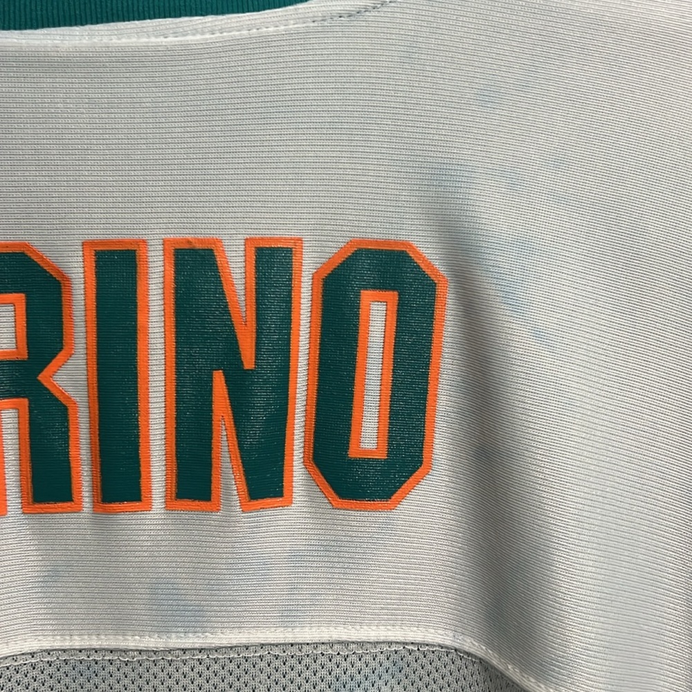 Vintage Reebok Size 54 Dan Marino Reversible Dolphins Jersey - Picture 7 of 16